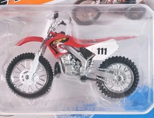 Maisto - Honda CR 250r 2 ruedas 1:18 rojo diecast motocross Foto 2 de 3