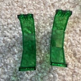 LEGO SPACE POLICE Trans Green Windscreen LOT 6984 6897 6957 1990s set 5 pieces