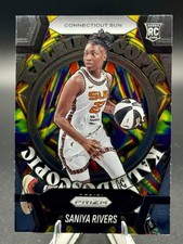 2025 Panini Prizm WNBA #8 Saniya Rivers Kaleidoscopic 1