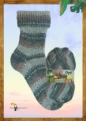 Opal Sock Yarn Rainforest 19, superwash 4-ply 100g/465yd  #11336