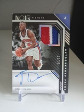 Rare! Joe Dumars On-card Auto Patch 23/25 2022-23 Panini Noir