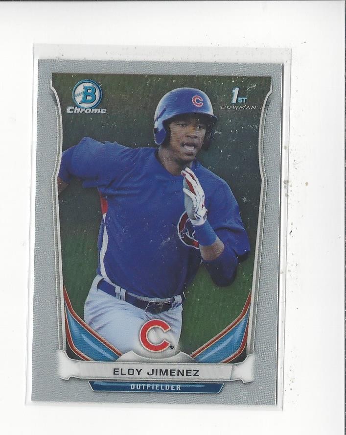 2014 Bowman Chrome Draft Top Prospects #CTP33 Eloy Jimenez Rookie Cubs White Sox