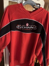 Indiana Hoosiers Starter Vintage 80s/90s Fan V neck Sweater Size XL