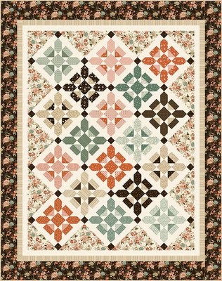 Riley Blake - Morning Latte - Let's Get Fancy Quilt Kit by Sandy Gervais