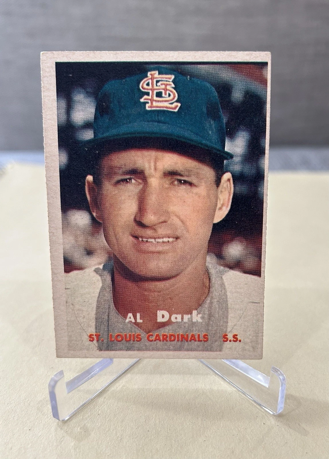 1957 Topps #98 Al Dark St. Louis Cardinals