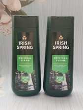 (Lot of 2) Irish Spring Original Clean 24HR Face and Body Wash, 20 fl oz 0.58 per gallon