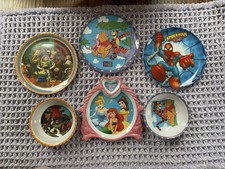  Zak Designs DISNEY Kids Bowl  Plate Set Disney Cartoon Characters 6pc Y2K