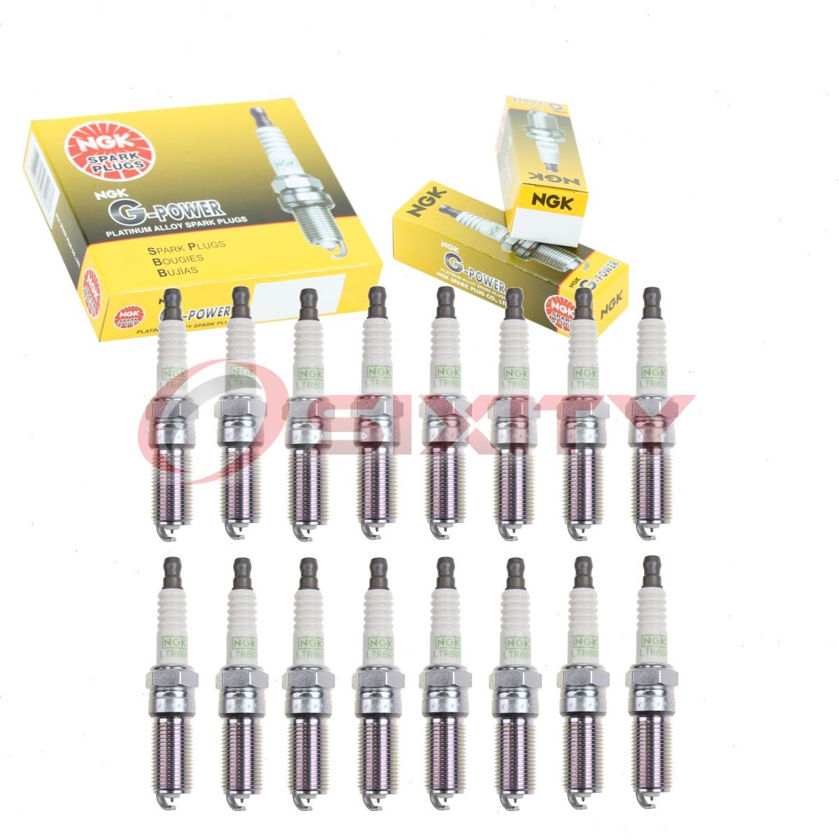 16 pcs NGK G-Power Spark Plugs for 2010-2014 Ford F-150 6.2L V8 - Engine Kit ow