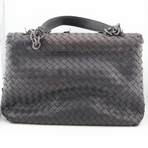 Bottega Veneta Intrecciato Nappa Leather Tobu Ruffle Olimpia Shoulder Bag - Picture 4 of 12