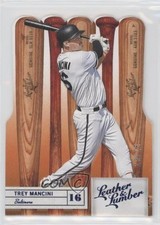 2019 Panini Leather & Lumber Bats Die-Cut Blue 13/25 Trey Mancini #51 0a4v