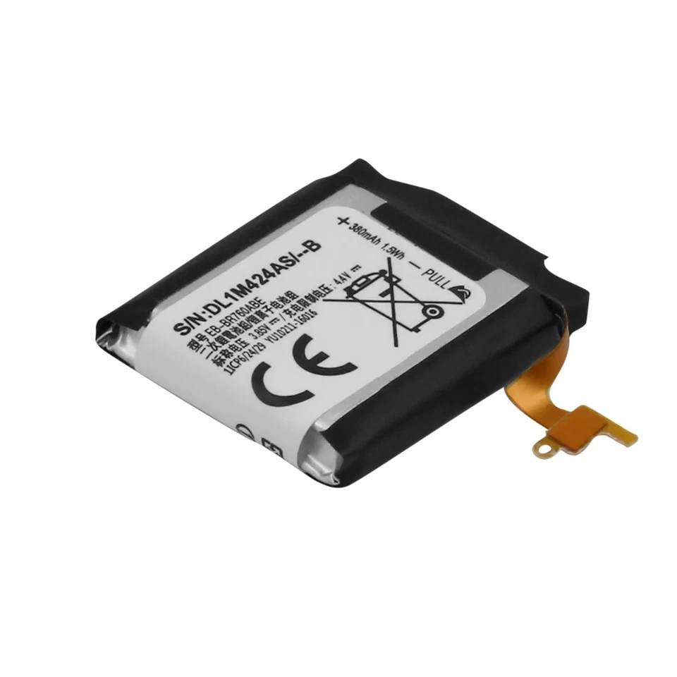 Batterie Smartwatch pour Samsung Gear S3 Frontier Li-Polymer 380mAh - Photo 1/3