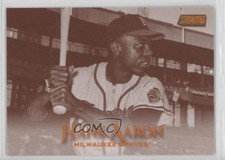 2019 Topps Stadium Club Sepia Hank Aaron #54 HOF fl4