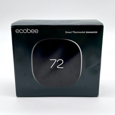 Ecobee Smart Thermostat - Multiplatform Smart Home Compatibility - Black