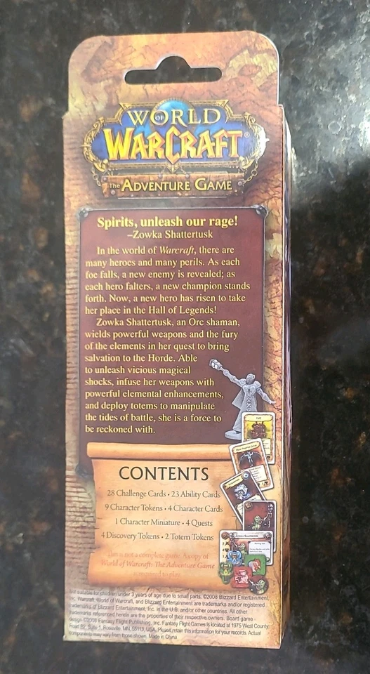 World of Warcraft: The Adventure Game - Paquete de personajes Zowka Shattertusk de... Foto 3 de 4