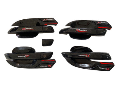 Isuzu D-Max X-Series 2024-2026 Carbon Door Handle Cover & Bowl no sensor hole
