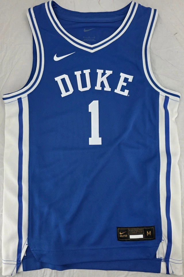 NUEVA Camiseta de Baloncesto Duke Blue Devils #1 Kyrie Irving Nike Dri-Fit Juvenil M Foto 2 de 4