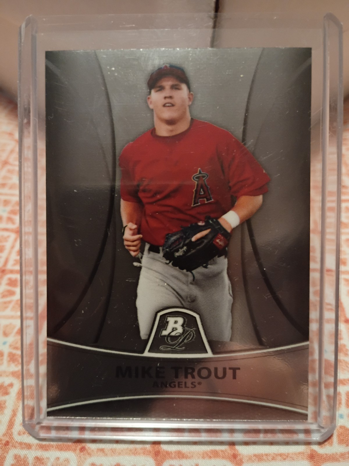 Mike Trout 2010 Bowman Platinum Prospects B #PP5 Los Angeles Angels