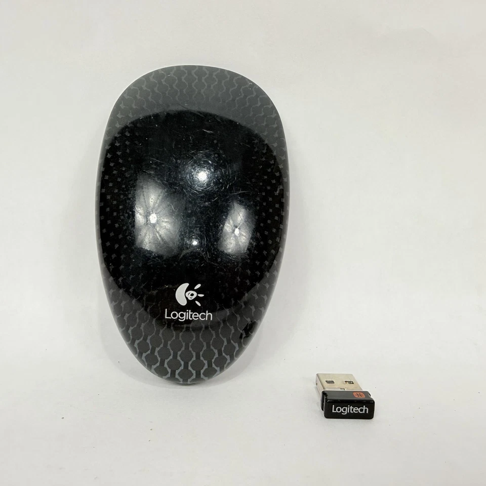 Logitech Touch M600 Wireless Optical Mouse Tested And Working Great w USB - Image 4 of 4