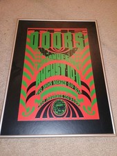 THE DOORS 1967 CROSSTOWN BUS CONCERT POSTER VINTAGE 18X12 FRAMED CLASSIC ROCK