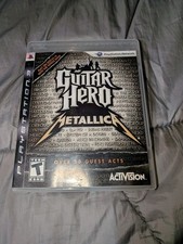 Guitar Hero: Metallica (Sony PlayStation 3, 2009) Manual Included