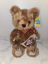 Vintage Dakin THEODORE Brown Teddy Bear Plush Jointed 1981 Stuffed Animal 13"