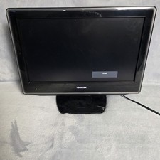Toshiba 19SLV411U 19" 720p HD LCD Retro Television  DVD Player NO REMOTE Tested