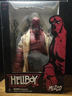 Hellboy 18 Inch 2005 Mezco Figure With Trenchcoat | eBay