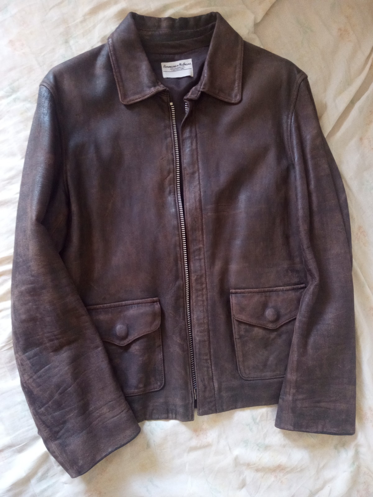 Indiana Jones Vintage Bill Kelso Temple of Doom Calcutta Lambskin size 40 R used