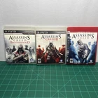 Assassins Creed 1 And 2 Brotherhood Game Lot Sony PlayStation 3 PS3  F4
