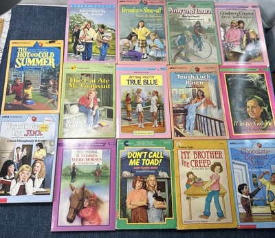 Lot of 14 Vintage Childrens Girl's Interest Paperback Books by Various Authors