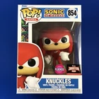 2021 Funko Pop! | Knuckles (Flocked Target Con) Toy Figure Sonic SEGA Exclusive
