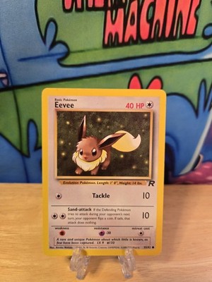 Eevee 55/82 Common Team Rocket Pokemon Card Unlimited LP Card