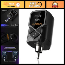 Wireless Tattoo Power Supply - Mini Portable 1800mAh Battery Pack with LED Displ