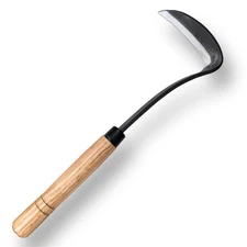 Grass Sickle Japanese Weeding Hoe Garden Hand Tool Weeding Tools for Garden H...