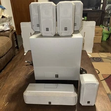 Yamaha YST-SW030 Silver 5.1 Speaker System - Subwoofer, Center, 5 Satellites
