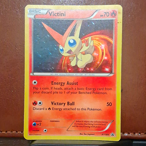 Victini XY189 Promo Holo Pokémon Card - XY Set, Basic 70 HP, English