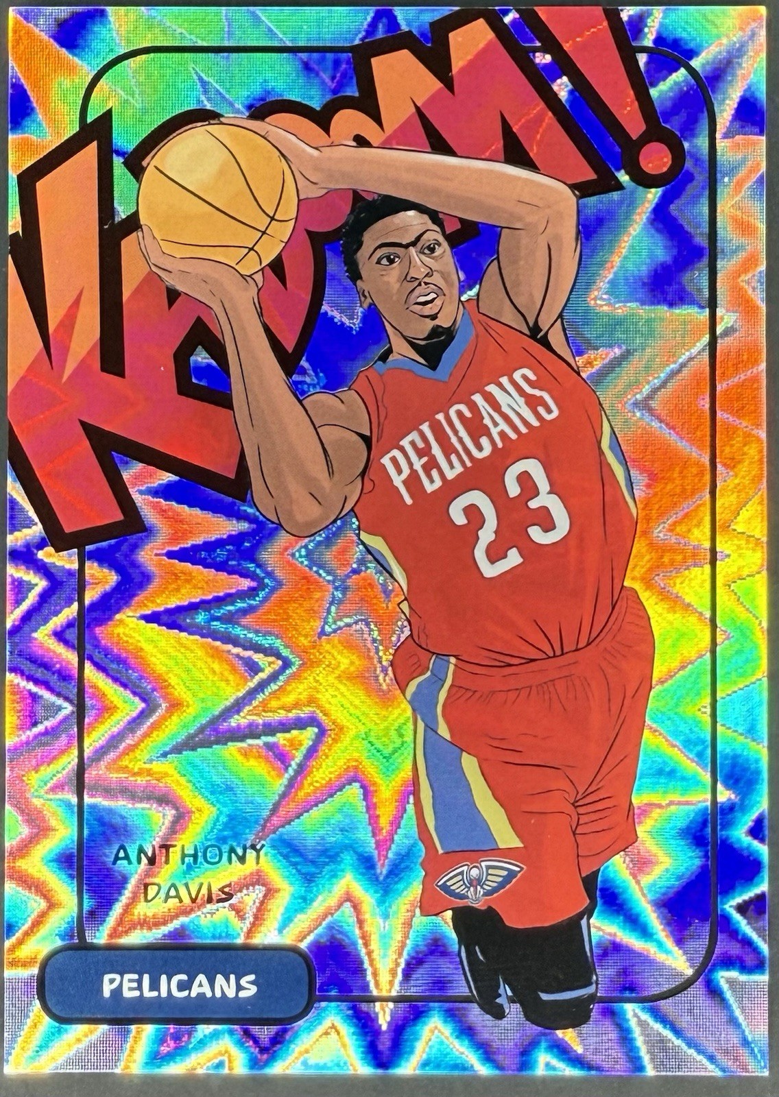 2016-17 Panini Excalibur Anthony Davis KABOOM! SSP Case Hit Pelicans 