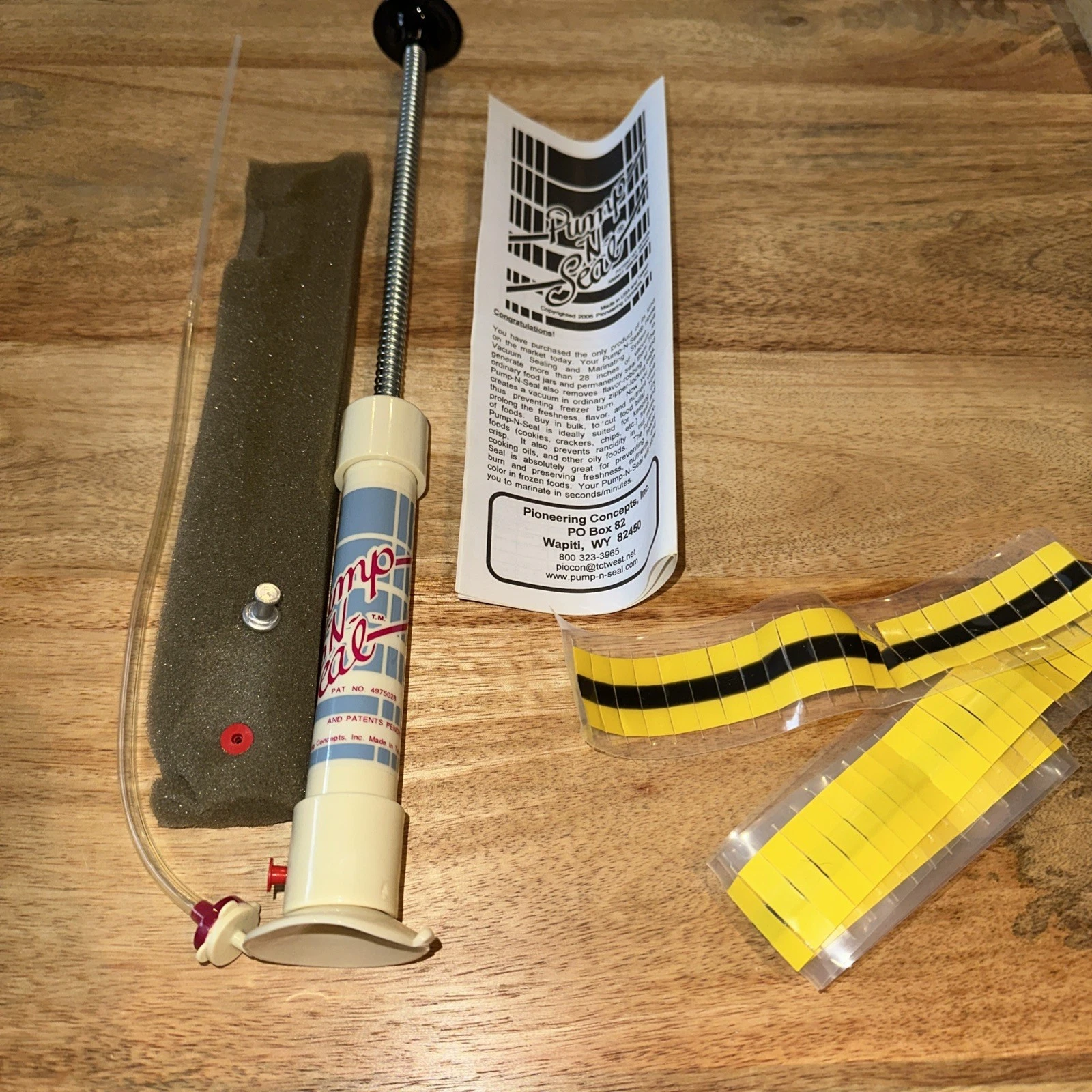 Vintage Pioneering Concepts Pump-N-Seal Vacuum Sealer & System Ekco