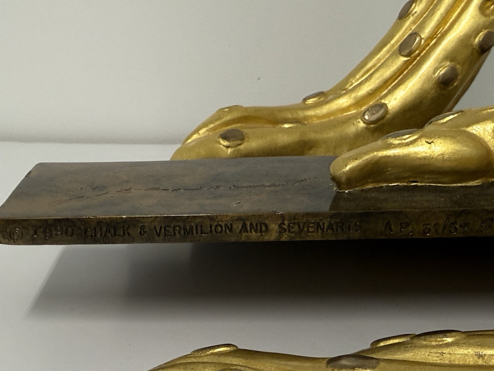 Erte (Romain de Tirtoff) Cold Painted Bronze Sculpture "Melisande" 1990 AP 31/37