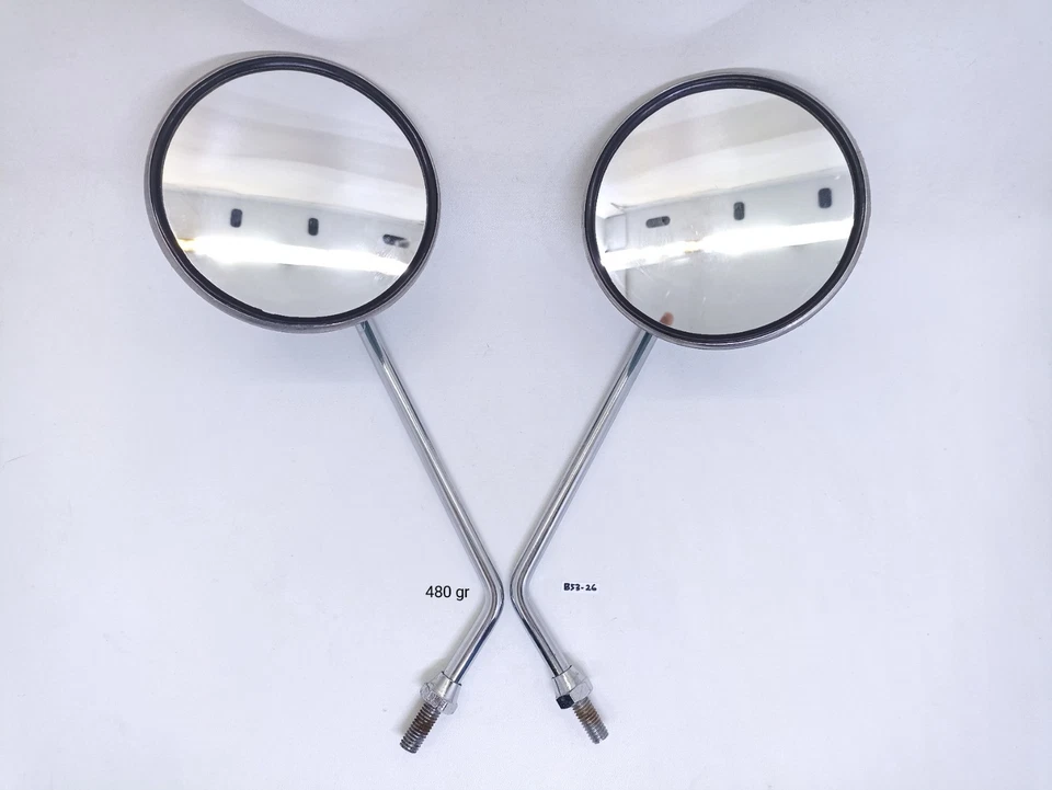 Par de espejos retrovisores Suzuki RV90 A100 AC100 AC50 AS50 AC90 8 mm NOS Japón Foto 3 de 4