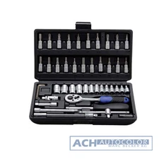 BGS Kraftmann 2287 Ratchet Case 108-Piece 1/4" 1/2" New