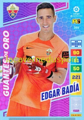 389 EDGAR BADIA # ELCHE CF PANINI LIGA SANTANDER 2022 2023 ADRENALYN