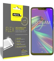 3X Asus Zenfone Max (M2) Schutzfolie Folie, 100% Displayabdeckung, Dipos Flex