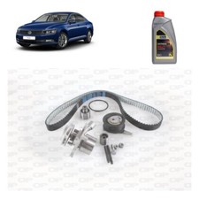 Kit distribuzione + p acqua + antigelo per Volkswagen Passat B8 1.6 TDI 2.0 TDI 