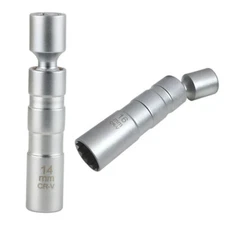 16mm 3/8" Drive Magnetic Thin Wall Wobble Spark Plug Sleeve Socket Removal Tool