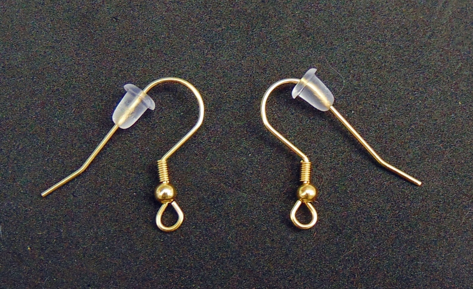 100 Small EAR Earring NUTS Keepers Backs ~ Soft Clear Bell Bullet Shape 4x5mm