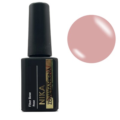 Nika Zemlyanikina Fiber Base LED UV Color Rubber Base Coat 7free Gel Nail Polish