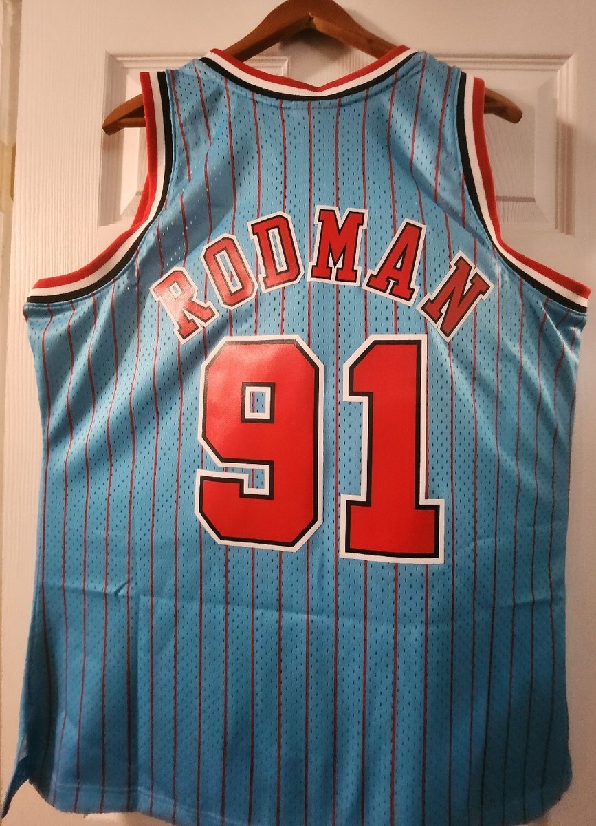 NWT $130.00 MItchell & Ness Mens Chicago Bulls Rodman
