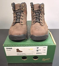 Danner Womens Size 7 M Caliper 5"  Brown Leather Waterproof Work Boots 19460 USA
