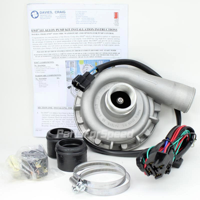 Davies Craig 8040 EWP115 Remote Electric Water Pump Aluminum Universal